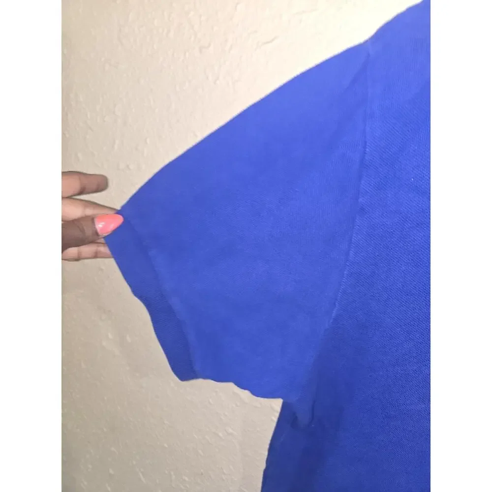 Polo Ralph Lauren Polo Shirt, Short Sleeve, Blue, 100% Cotton, Men's Size Medium